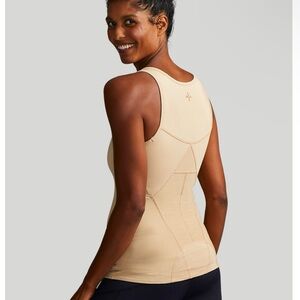 Tommie Copper Lower Back Support Tank Women's Large Nude